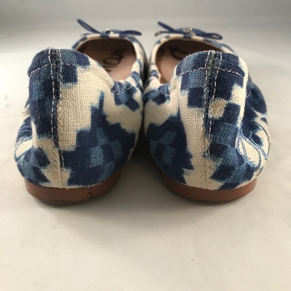 Sam Edelman Ikat Blue Felicia Flat - Picture 7 of 8